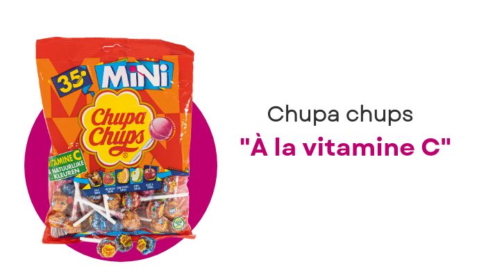 alimentation, spf santé, spf allégation, allégation de santé exemple, riche en fibre, riche en vitamines C, emballage alimentaire, afsca, allégation nutritionnelle, afsca produits retirés, fausses allégations alimentaires, supermarchés, produits sains, nutriscore, sucettes, chupa chups, vitamine C